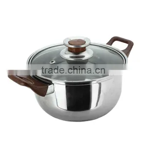 Capsule Bottom Pots and Pans Mirror And Sand Polish For Stainless Steel 8 Piece Cookwares Set thumbnail-3