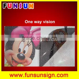 One Way Vision /Perforated Vinyl/ Windows Graphic Quality Choice thumbnail-1