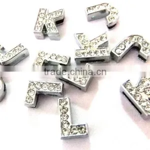8mm MM Clear Stone Slide Letter thumbnail-1