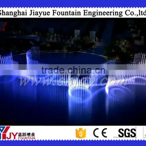 Outdoor Large Scale Gas Explosion Fountain Project With Music and Led Light in the Lake thumbnail-3