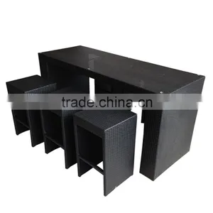 Modern Rattan Garden Patio Furniture PE Rattan Furniture Parts Bar Furniture Of Rattan thumbnail-4