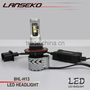 Wholesale Led Headlight Auto H1 H3 H4 H7 H11 H13 9004 9005 9006 Xhp50 Led Headlight H13 thumbnail-1