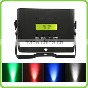 Portable 5pcs 6 in 1 RGBWAUV+Pink LED Par Uplight LED Stage Light thumbnail-2
