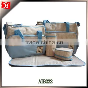 Colorful Casual Crib Diaper Bag Adult Baby Diaper Bag thumbnail-1