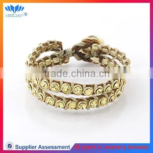 NEW STYLE FASHION BRAIDED ROPE Charm Bracelet thumbnail-1