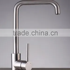 Good Price Stainless Steel Single Handle Kitchen Faucet thumbnail-1