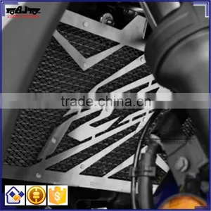 BJ-RG-YA004 Stainless Steel 304 Motorcycle Black Radiator Guards Cover Grille for Yamaha Yzf R3 2015 2016 thumbnail-4