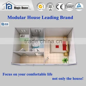 Prefabricated Chinese Houses Solid Sanwich Panel House Portable Office Warehouse thumbnail-2