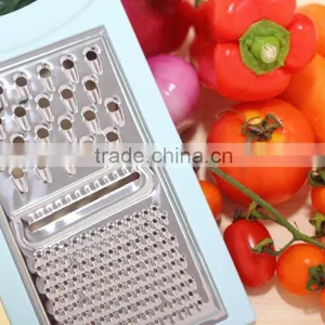 S/S+ABS 12.6*12.6*2.7 High Quality Kitchen Multifunctional Slicer Graters/manual Vegetable&fruit Slicer Grater thumbnail-2