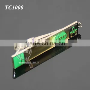 Japan Train Company Souvenir Zinc Alloy Print Logo Engraved Name Metal Custom Tie Clips thumbnail-1