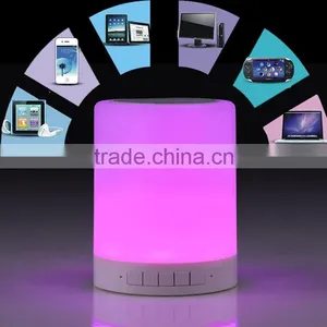 2016 Led Touch Sensor Wireless Portable Bluetooth Smart LED Music Lamp Quality Choice thumbnail-6
