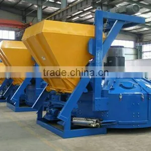 Double Vertical Axles Compulsory Computerized Concrete Mixer JS500, Horizontal thumbnail-1