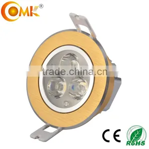 Pure Aluminum Led Ceiling Light 220 Volt 1w 9w Bridgelux Adjustable Ceiling Lamps Living Room thumbnail-2