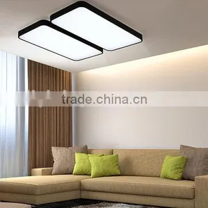 60w+60w Retangular Black Room Light thumbnail-2