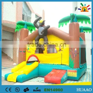 Cheap Commercial Grade Inflatable Monkey Castle for Sale thumbnail-1