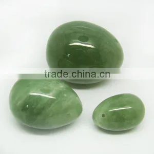 Drilled Gemstone New Jade Eggs For Kagel Exercise thumbnail-1