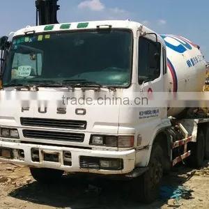 10cbm Used Condition Fuso Concrete Mixer Liebherr Truck Mixer for Sale thumbnail-1