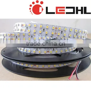 SMD 3528 240LEDs/M 1200LEDs LED Strip Double Rows 14mm DC12V or DC24V Project Flexible Led Strip 2 Years Warranty thumbnail-1