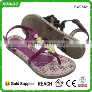 PVC Sole Nice Girl and Ladies Slippers Shoes and Sandals thumbnail-4