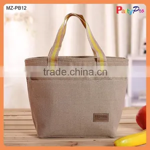 High Quality Packit Freezable Insulated Foil Lining Canvas Lunch Bag thumbnail-1