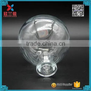 Big Capability Spherical Shape 280ml Aroma Diffuser Glass Bottle With Cork Supplier's Choice thumbnail-3