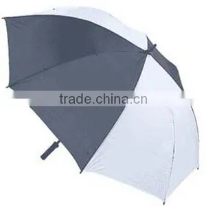 Automatic One Layer Black Golf Umbrella thumbnail-1