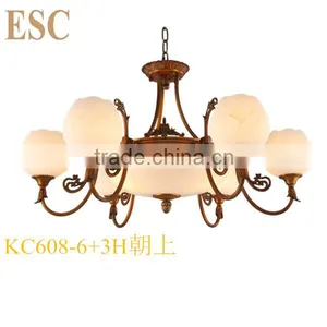 The SPANISH Marble Copper Chandelier thumbnail-3