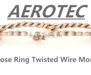Horse Accessories Loose Ring Twisted Wire Mouth Horse Bits thumbnail-1