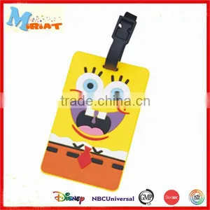 Fashion Novelty Embossed Logo Trolley Tag for Luggage thumbnail-1