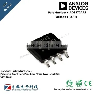 Genuine Original AD8672ARZ SOP8 SOP8 AD8672 Precision Amplifier thumbnail-1