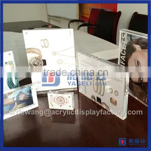 Factory Wholesale Various Modern Design Acrylic Frameless Picture Frame thumbnail-3