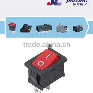 2pins 3pins On-off 6A 250V AC Power Socket Rocker Switch Waterproof Mini Rocker Switch KCD1-101A thumbnail-1