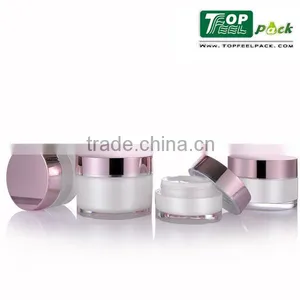 Skin Care Cream Use and Plastic Body Material Empty Cosmetic Acrylic Jar thumbnail-1
