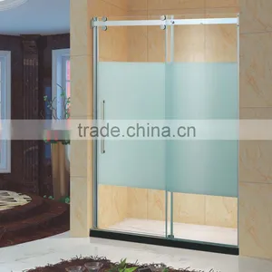 Clean Glass Opaque Glass Shower Glass Frameless Shower Cubicle Prices thumbnail-1