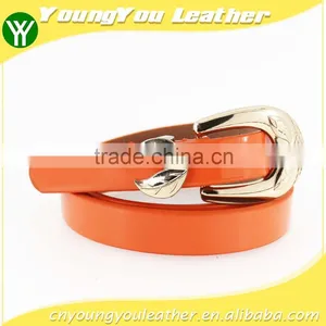 Women PU Fashion Dresses Belt With Shiny Gold Accessory in Yiwu thumbnail-1