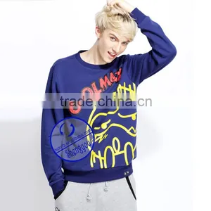 Wholesale Custom Nanchang Factory 100 Polyester Mens Pullover Sweatshirt thumbnail-4