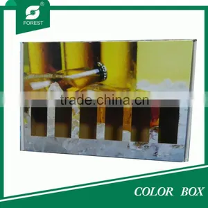 COLORFUL PACKAGING BOX FOR 6 BEER BOTTLES CARRIER thumbnail-1
