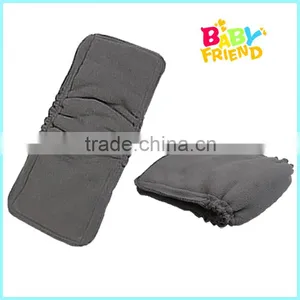 Leak Guard Organic Bamboo Charcoal Double Gusset Diaper Insert Quality Choice thumbnail-3