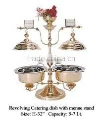 Chafing Dish With Menu Stand, Restaurant Supplies, Buffet Service thumbnail-1
