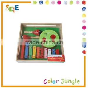 Wood Music Instruments Toy for Kid,child Favourite Wood Musical Toy Sets thumbnail-2