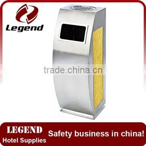Stainless Steel Garden Dustbin for Hotel thumbnail-6