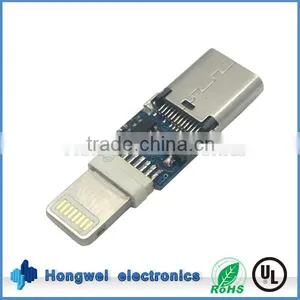 Type C USB Adapter Circuit Board Type C Female to Iightning Male thumbnail-1