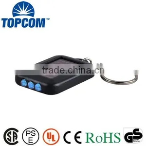 3 LED Solar Key Chain Promotion Gift UV Light Keychain thumbnail-1