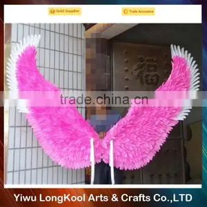 Factory Direct Sale Sext Pink Large Feather Angel Wings for Sale thumbnail-1