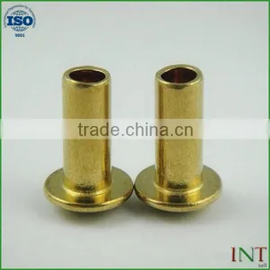 Round Head 2.5mm Brass Rivets thumbnail-1