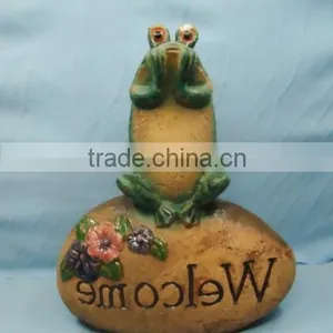 Garden Decoration, Ceramic Garden Frog thumbnail-1