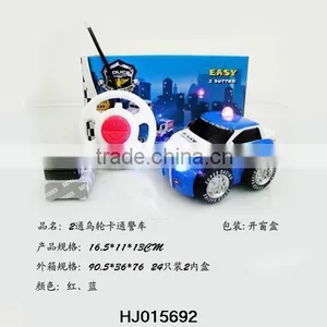 1:24 2CH R/C Remote Control Toy Police Car With Light&music HJ015692 thumbnail-1