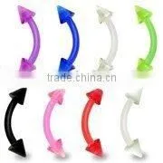 Acrylic Eyebrow Ring Jewelry thumbnail-1