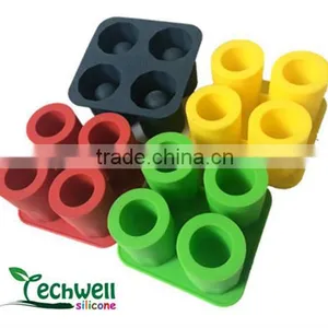 Hot Sell Shot Glass Shaped Silicone Ice Mold thumbnail-3