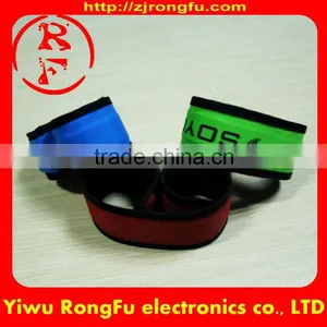 New Products China Colorful Nylon Led Bracelet ,customized Armband,led Bracelet thumbnail-4